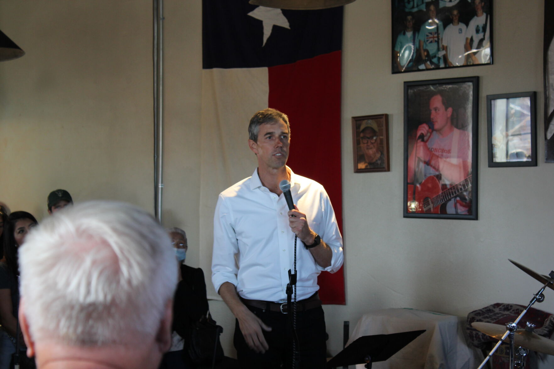 Beto O’Rourke in downtown San Angelo